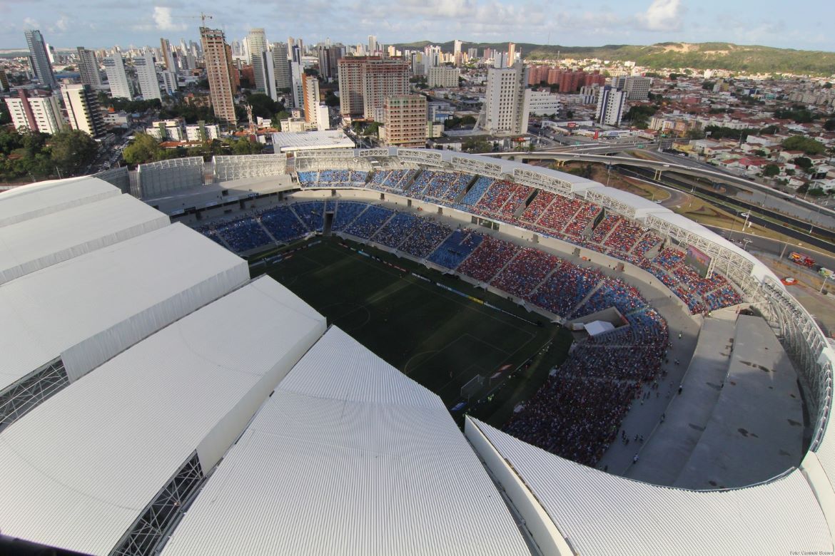 Instalação de assentos móveis da Arena das Dunas é rápida…